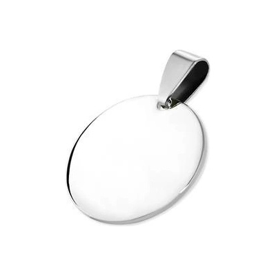 Šperky4U Ocelový přívěšek kruh 20 mm DR1100 20
