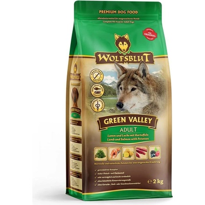 Wolfsblut Green Valley Adult jehněčí a losos 2 kg