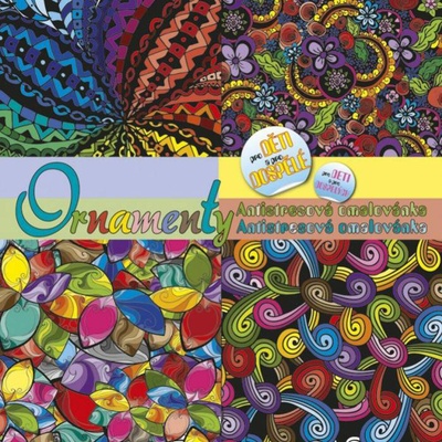 Antistresové maľovanky 2/3 A4 Ornamenty