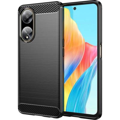 HQWear Кейс HQWear Carbon Case за Oppo A98 5G, черен (9145576281598)