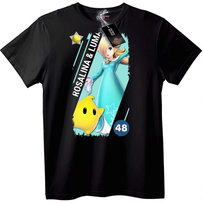 NOONEBRAND Тениска Super Mario Rosalina & Luma - 7XL, White