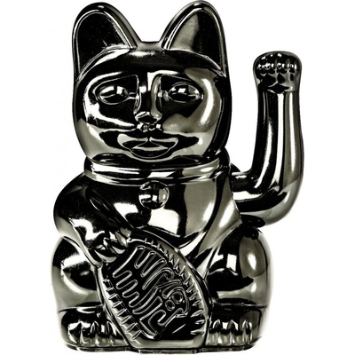 Maneki Neko Donkey Lucky Cat Egypt Shiny Black