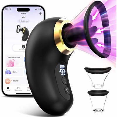 SuperLove Tongue Sucking Licking & Vibrating Stimulator with App