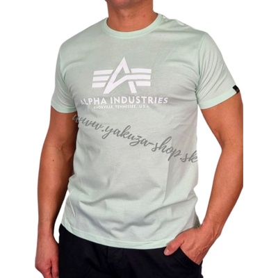 Alpha Industries Basic T-shirt Mint tričko pánske zelené