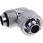 Alphacool Фитинг Alphacool Eiszapfen, Удължител, 90°, 16/10mm, G1/4, Сребрист (AC-1011166) - xtreme