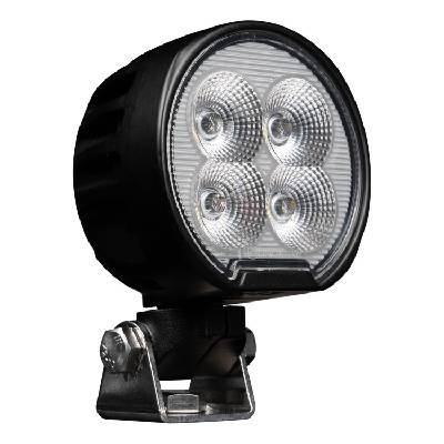 Led автомобилна точкова лампа black led/40w/10-30v ip69 5700k кръгла (kt0110)