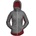 Grüezi Bag Дамско вълнено яке Grüezi bag Women's Refreshful Silkwool Jacket Insulation jacket - Grey / Cherry - размер XXS (105-5070-0511)
