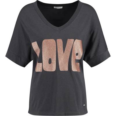 Key Largo Тениска 'WT LONELY' сиво, размер XL