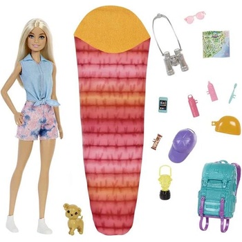 Mattel Кукла Barbie, Малибу- На къмпинг, 10 тематични аксесоара, 1710289