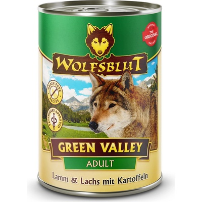 Wolfsblut Green Valley Adult jahňa a losos so zemiakmi 395 g