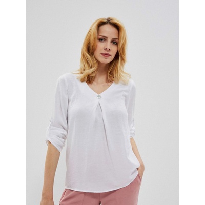 Moodo Бяла дамска блуза Moodo Moodo | Byal | ЖЕНИ | XS
