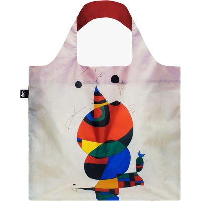 LOQI Чанта тип торба LOQI Museum Joan Miro Woman, Bird and Star от рециклиран материал (JM.WB)