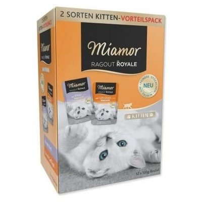 Miamor kapsička Ragout Royale oranžový multipack kitten v želé 2 x 6 x 100 g