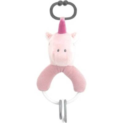 Lorelli Бебешка дрънкалка с фигурки Lorelli - Еднорог, розова (10191400007)