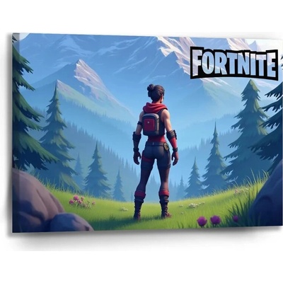 Sablio Obraz FORTNITE Horská krajina - 90x60 cm