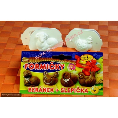 REPROPLAST Formičky beránek+slepička na nepečené cukroví