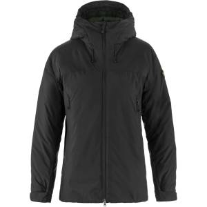 Fjällräven Дамско синтетично яке Fjällräven Women's Bergtagen 130 Insulation Jacket Synthetic jacket - Black / Deep Forest (104-6864-0113)