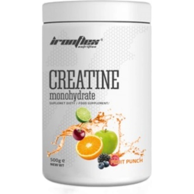 IronFlex Creatine Monohydrate Powder [500 грама] Плодов Пунш