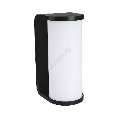 Led Екстериорен аплик led/12w/230v 3000/4200/6500k ip65 черен (vt2211)