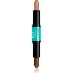 NYX Professional Makeup Wonder Stick Dual Face Lift двустранна контурираща писалка цвят 04 Medium 2x4 гр