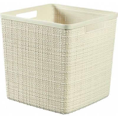 CURVER plastový Košík Jute kostka béžová 245372