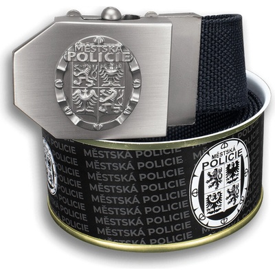Opasek dárkový policejní Městská policie černý