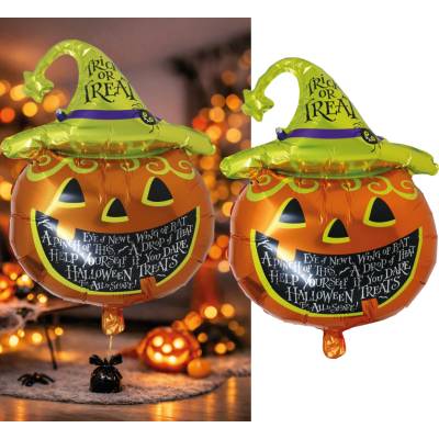 Guirca Guirca Fóliový balónek Dýně Trick or Treat 70 cm