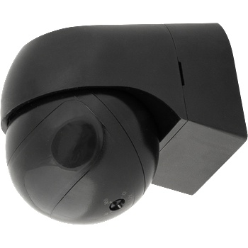 UltraLux Pir сензор за движение за открит монтаж с черна леща, 180°, (psd44be)