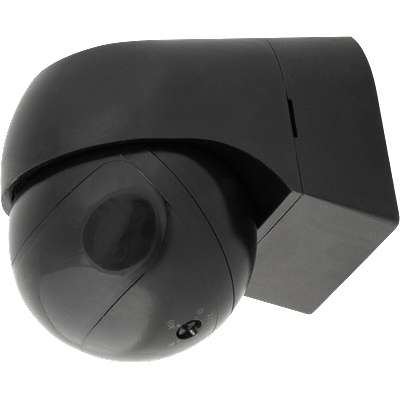 UltraLux Pir сензор за движение за открит монтаж с черна леща, 180°, (psd44be)