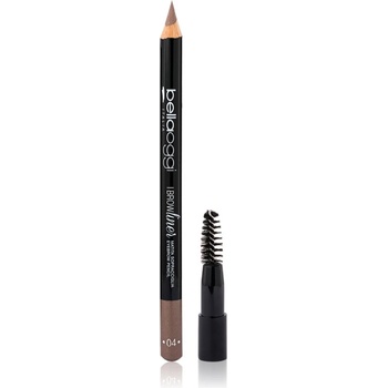 bellaoggi I Brow Liner молив за вежди с четка цвят Medium Brown 1, 1 гр