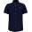 Barbour Риза с къс ръкав Barbour Oxford Short Sleeve Tailored Shirt - Navy NY91