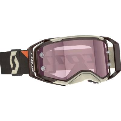 SCOTT Маска Scott Prospect 2.0 AMP S1 Goggles - Deep Brown / Beige / Glas: Rose - размер One Size (205-6802-0111)