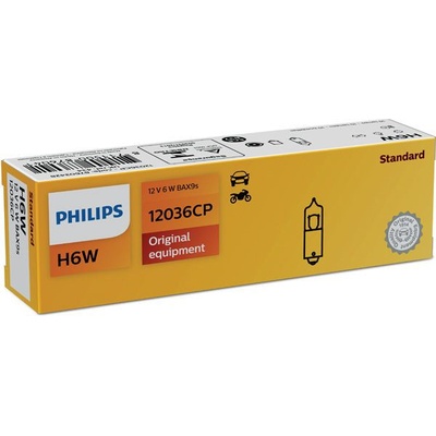 Philips 12036CP H6W BA9s 12V 6W