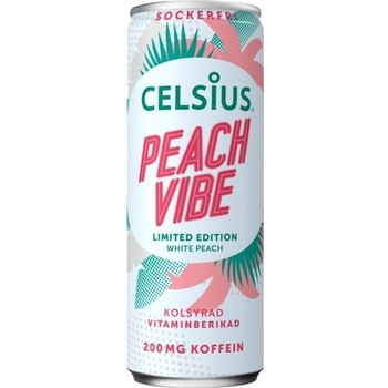 Celsius Energy Drink Peach Vibe 355 ml