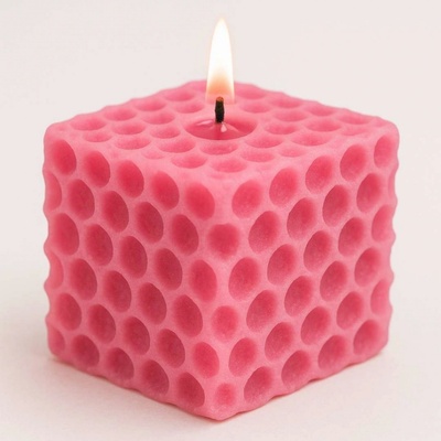 Svíčkománie3D Zajímavý patvar růžová 90 g