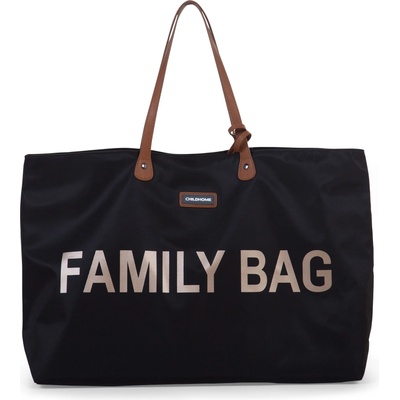 Childhome Чанта за принадлежности ChildHome - Family Bag, черно-златно (CWFBBL)