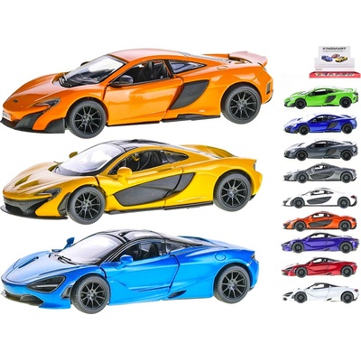 Mikro trading Sestavený kovový model McLaren na zpětný chod 125 cm
