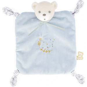 Kaloo Кърпичка за гушкане с възли Kaloo - Мече Blue, 20 сm (K969956) - baby