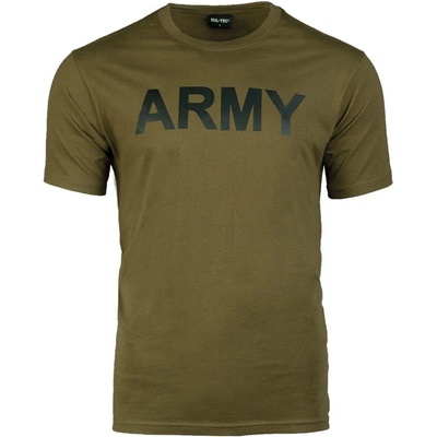 Tričko Army olivové