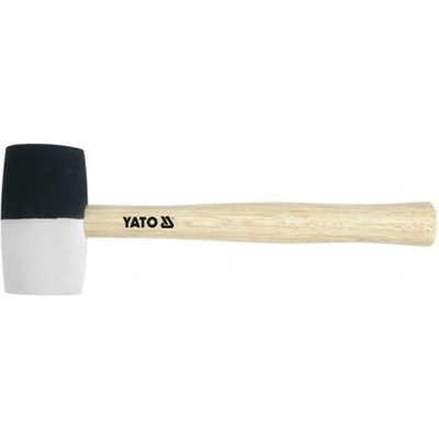 YATO Palička gumová, černobílá, dřevěná násada 370 g YT-4602