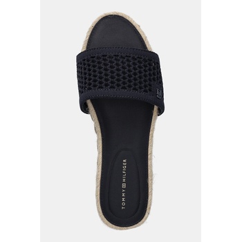 Tommy Hilfiger Чехли Tommy Hilfiger KNIT MESH ESPADRILLE FLAT SANDAL в тъмносиньо FW0FW08744 (FW0FW08744)