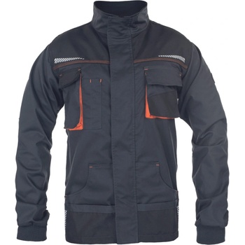 ČERVA Blůza EMERTON STRETCH do pasu Černá/oranžová