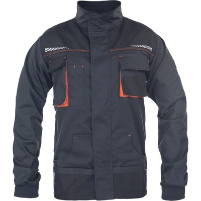 ČERVA Blůza EMERTON STRETCH do pasu Černá/oranžová