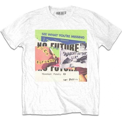 Sex Pistols Collage White XL Риза (<![CDATA[SPTS29MW04]]>)