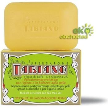 Tabiano Bio mydlo so sírou a čajovníkom 125 g