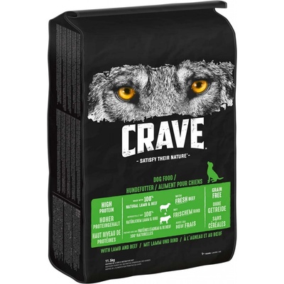 Crave Adult Dog s jehněčím & hovězím 11,5 kg