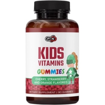 PURE Nutrition USA Kid Vitamins | Cherry, Strawberry and Orange [90 дъвчащи дражета]