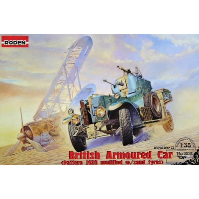 Roden British Armoured Car 1920 Mod. w/ Sand Tyres 1:35