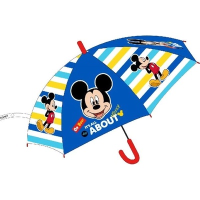 E plus M Mickey s proužky modrý