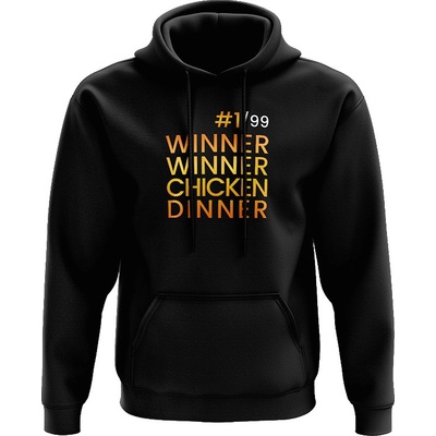 PUBG mikina Winner Winner Chicken Dinner černá